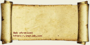 Jana Bekčić vizit kartica